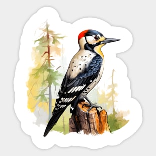 Woodpecker Sticker